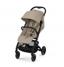 Коляска прогулочная Cybex Beezy с бампером и дождевиком 2024 Almond Beige