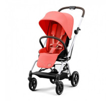 Коляска прогулочная Cybex Beezy с бампером и дождевиком 2024 Hibiscus Red