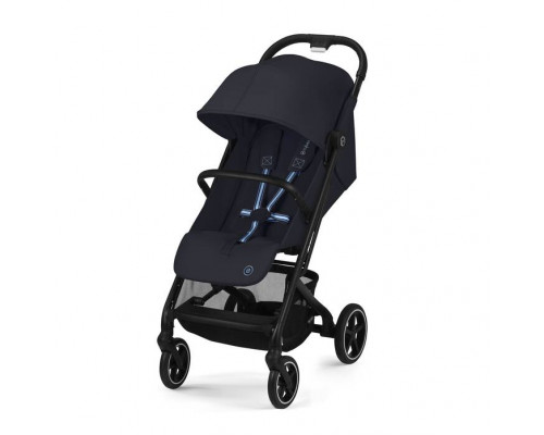 Коляска прогулочная Cybex Beezy с бампером и дождевиком 2024 Dark Blue