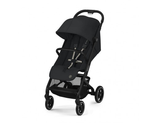 Коляска прогулочная Cybex Beezy с бампером и дождевиком 2024 Magic Black