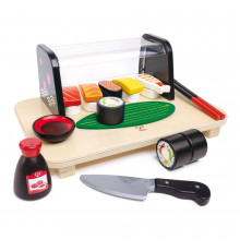 Hape набор посуды и еды Время суши, 15 предметов