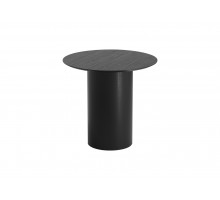 Стол обеденный Type D 80 см основание D 39 см (черный)