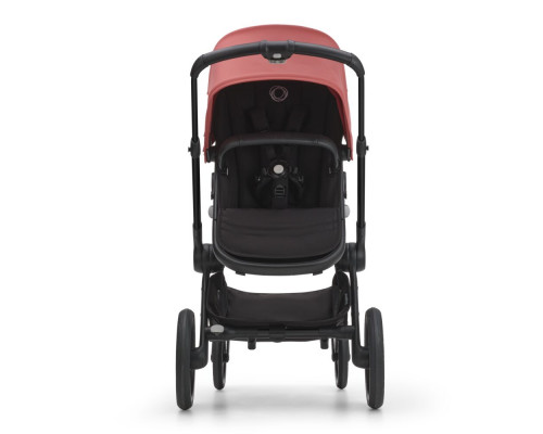 Bugaboo Fox5 коляска 2 в 1 Black/ Midnight Black/ Sunrise Red