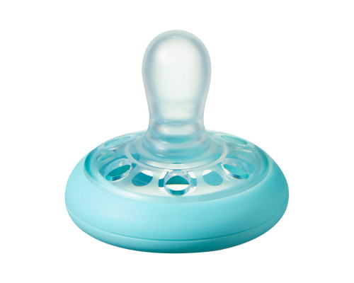 Tommee Tippee соска-пустышка силиконовая Breast-like, 0-6 мес., 2 шт.