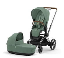 Cybex Priam IV Коляска 2 в 1 Chrome Brown / Leaf Green