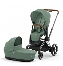 Cybex Priam IV Коляска 2 в 1 Chrome Brown / Leaf Green