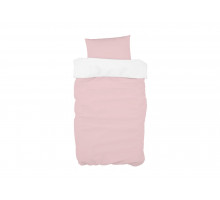 Постельное бельё в детскую кроватку (розовый, сатин)