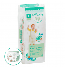 Offspring трусики-подгузники L 9-14 кг 36 штук Совы