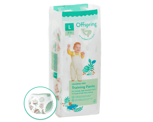 Offspring трусики-подгузники L 9-14 кг 36 штук Совы