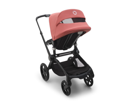 Bugaboo Fox5 коляска 2 в 1 Black/ Midnight Black/ Sunrise Red