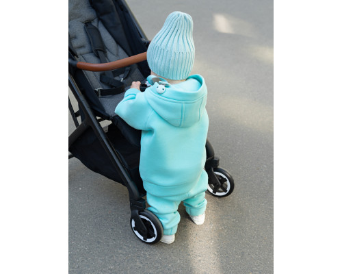 OLANT BABY худи с капюшоном Siberia Turquoise