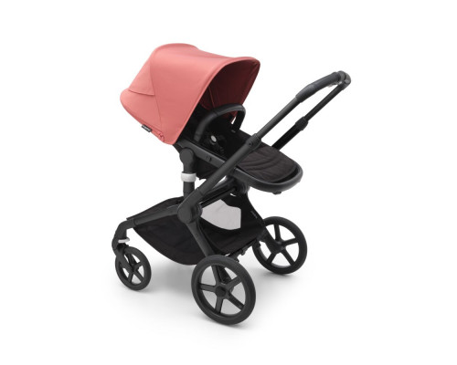 Bugaboo Fox5 коляска 2 в 1 Black/ Midnight Black/ Sunrise Red