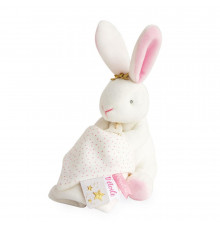 Dou Dou et Compagnie кролик розовый Perlidoudou с платочком