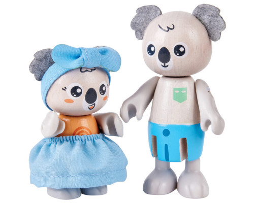 Hape игрушка Семья коал 4 фигурки в наборе