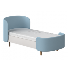 Кровать подростковая KIDI Soft размер М (голубой)
