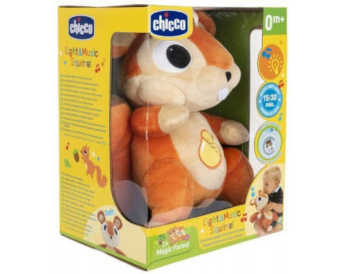 Chicco игрушка мягкая музыкальная Белка