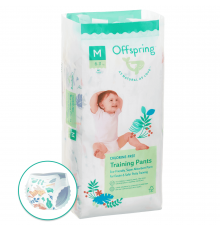 Offspring трусики-подгузники M 6-11 кг 42 штуки Джунгли