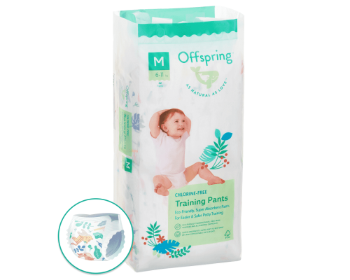 Offspring трусики-подгузники M 6-11 кг 42 штуки Джунгли