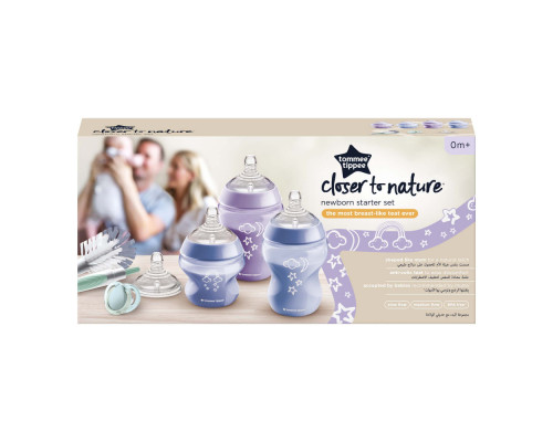 Tommee Tippee набор для новорожденнго Closer to nature, розовый