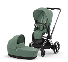 Cybex Priam IV Коляска 2 в 1 Chrome Black / Leaf Green