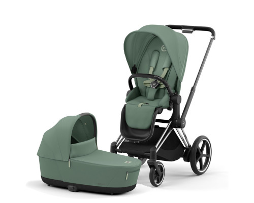 Cybex Priam IV Коляска 2 в 1 Chrome Black / Leaf Green