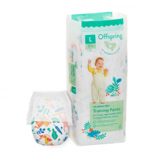 Offspring трусики-подгузники L 9-14 кг 36 штук Джунгли