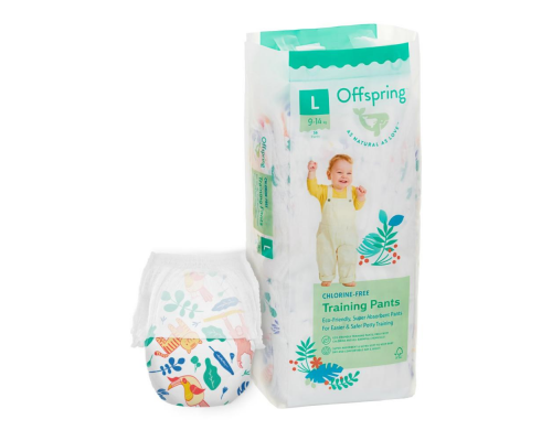 Offspring трусики-подгузники L 9-14 кг 36 штук Джунгли