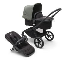 Bugaboo Fox5 коляска 2 в 1 Black/ Midnight Black/ Forest Green