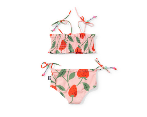 Happy Baby купальник для девочек двухпредметный (лиф купальный + плавки) strawberry