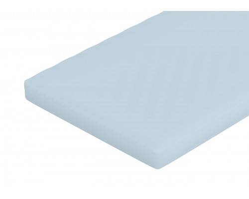 Простынь для прямоугольного матраса 80*160 см (голубой, сатин)