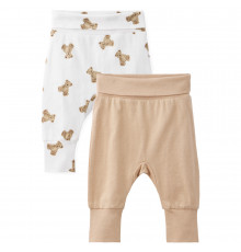 Happy Baby ползунки (штанишки) beige&bears, 2 штуки