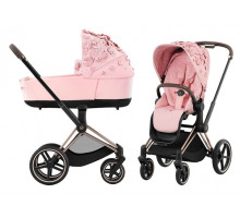 Cybex Priam IV Коляска 2 в 1 Rosegold / FE SIMPLY FLOWERS PINK