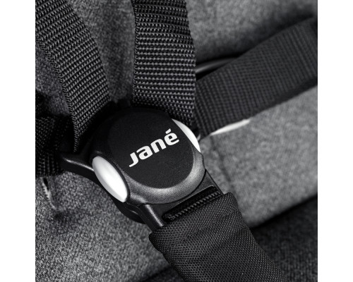 JANE Коляска 3 в 1 Crosslight Pro+Micro Pro2+Koos I-Size Silver Shadow / Cold Black