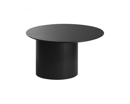 Столик Type D 70 см со смещенным основанием D 39 см (черный)
