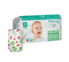 Offspring подгузники M 6-10 кг 42 штук Арбузы