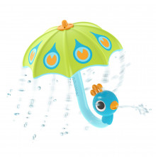 Yookidoo игрушка водная Зонтик павлин-создай дождь, зеленый