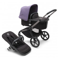 Bugaboo Fox5 коляска 2 в 1 Graphite/ Midnight Black/ Astro Purple