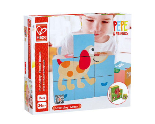 Hape кубики Лили 9 элементов