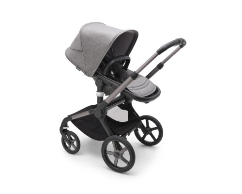 Bugaboo Fox5 коляска 2 в 1 Graphite/ Grey Melange/ Grey Melange complete