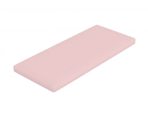 Простынь для прямоугольного матраса 90*200 см (розовый, сатин)