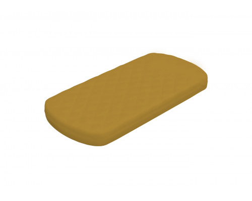 Простынь для кроватки KIDI soft от 0 до 4 лет (горчичный, сатин)