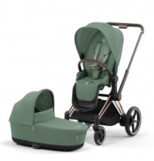 Cybex Priam IV Коляска 2 в 1 Rosegold / Leaf Green