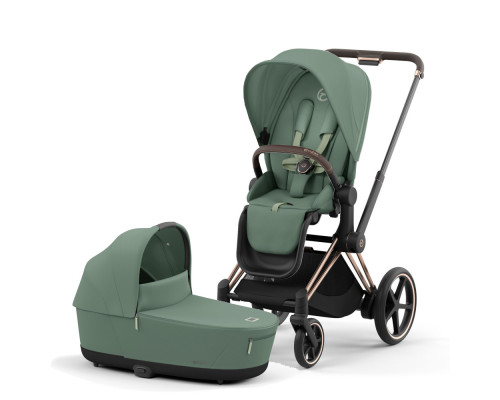 Cybex Priam IV Коляска 2 в 1 Rosegold / Leaf Green