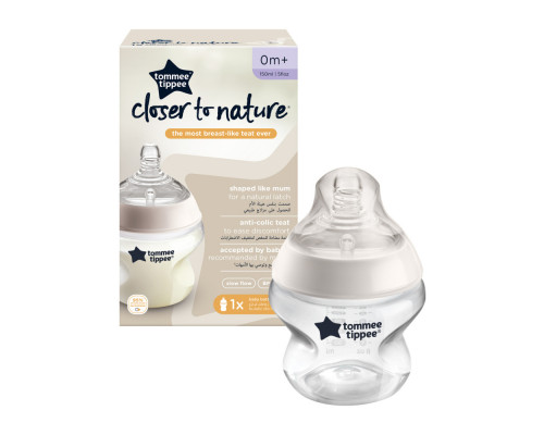 Tommee Tippee бутылочка для кормления Closer to nature®, 150 мл., 0+