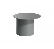 Столик Type D 60 см со смещенным основанием D 39 см (серый)