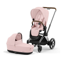 Cybex Priam IV Коляска 2 в 1 Chrome Brown / Peach Pink