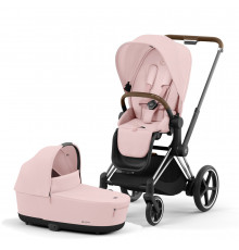 Cybex Priam IV Коляска 2 в 1 Chrome Brown / Peach Pink