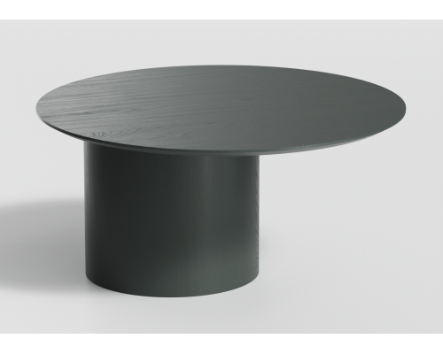 Столик Type D 80 см со смещенным основанием D 39 см (темно-серый)