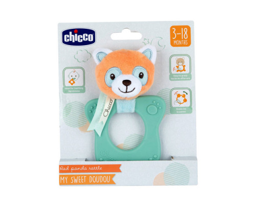Chicco игрушка-погремушка Красная панда My Sweet Doudou