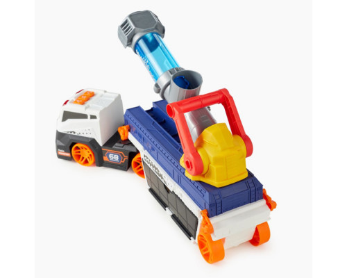 Happy Baby игрушка грузовик с пушкой и машинками cannon truck